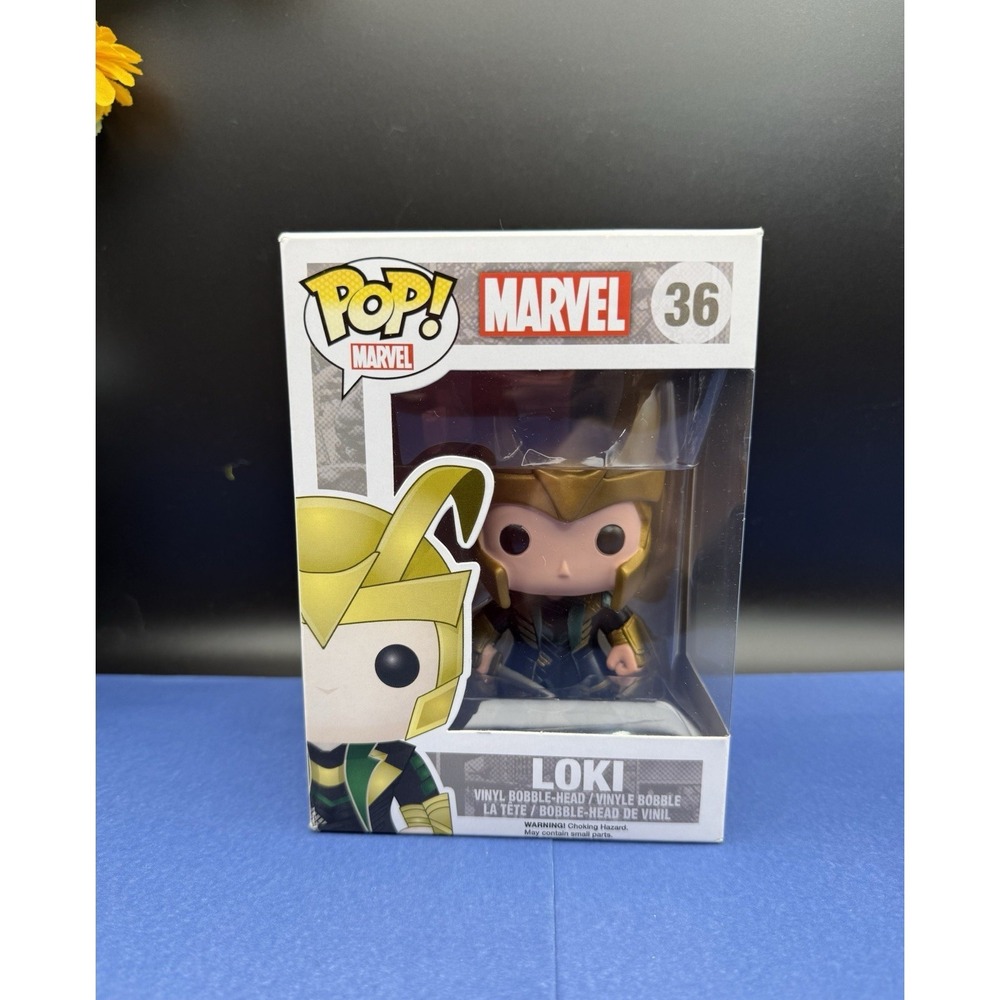 Funko Pop Vinyl Figure‎ Marvel Vaulted Loki Helmet #36